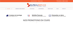 Desktop Screenshot of mobilierbureauservice.fr